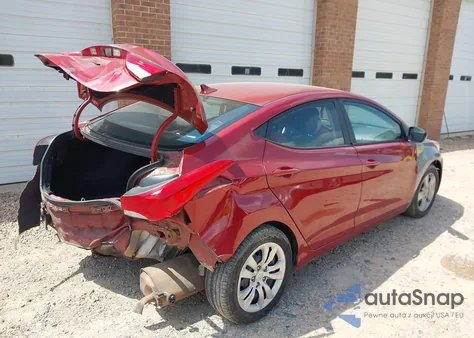 2013 Hyundai Elantra Gls from USA, damaged, VIN KMHDH4AE1DU762307